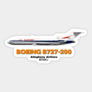 Boeing B727-200 - Allegheny Airlines Sticker